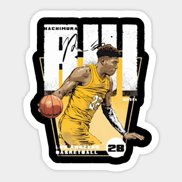 Rui Hachimura Los Angeles L Premiere Sticker by Ro Go Dan